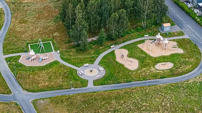 Lekplatsen på Storskiftesvägen