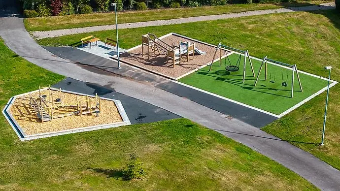 Lekplats på Finnebodavägen