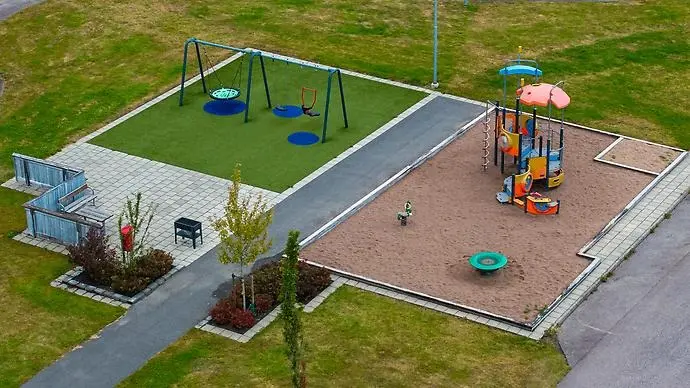 Lekplatsen på Tujavägen