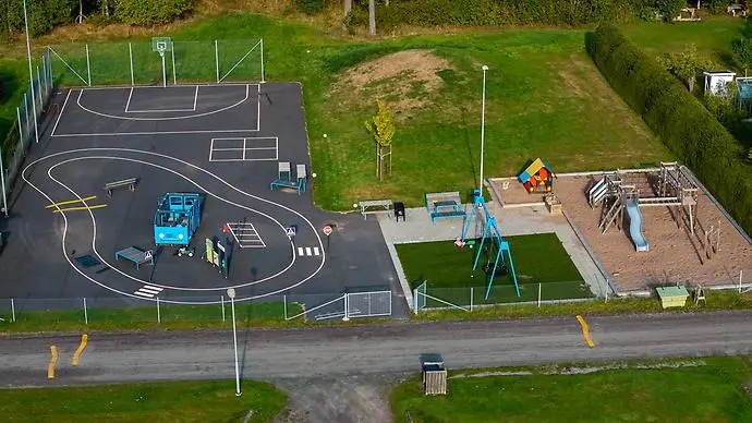 Lekplatsen på Karl Johansvägen