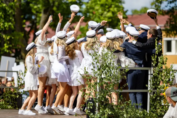 Gymnasiestudenter från de la gardiegymnasiet
