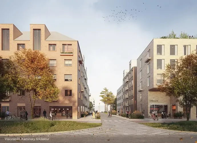 Rendering Framnäs bostadsetapp 1