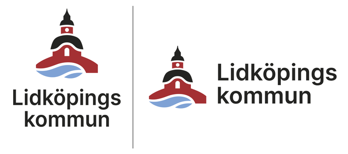 Två varianter av logotypen